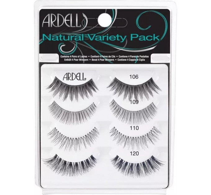 Набор накладных ресниц Ardell из натуральных волос (4 пары)
