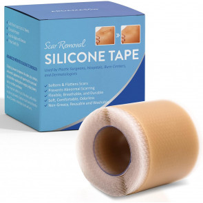 Силиконовый пластырь от шрамов и рубцов Aroamas Silicone Scar Tape (4х150 см)