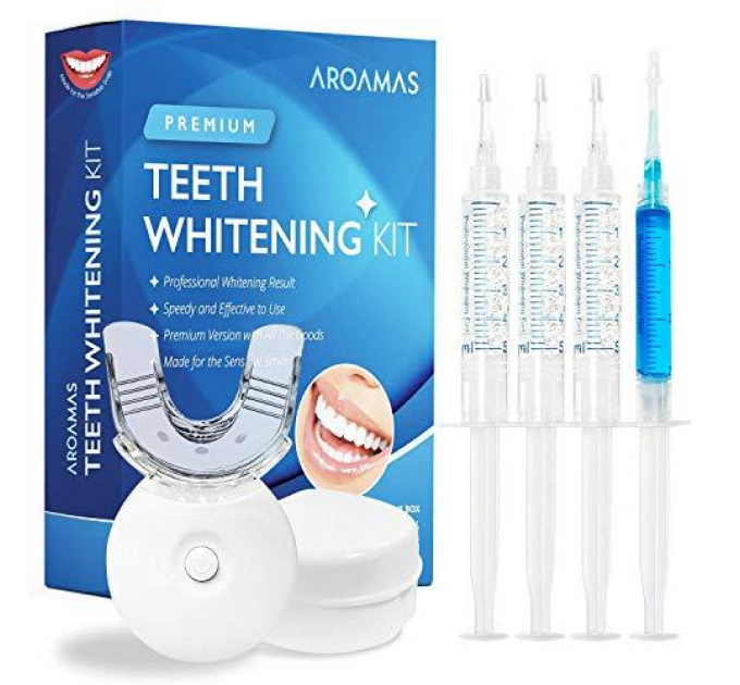Набір для відбілювання чутливих зубів Aroamas зі світлодіодним підсвічуванням