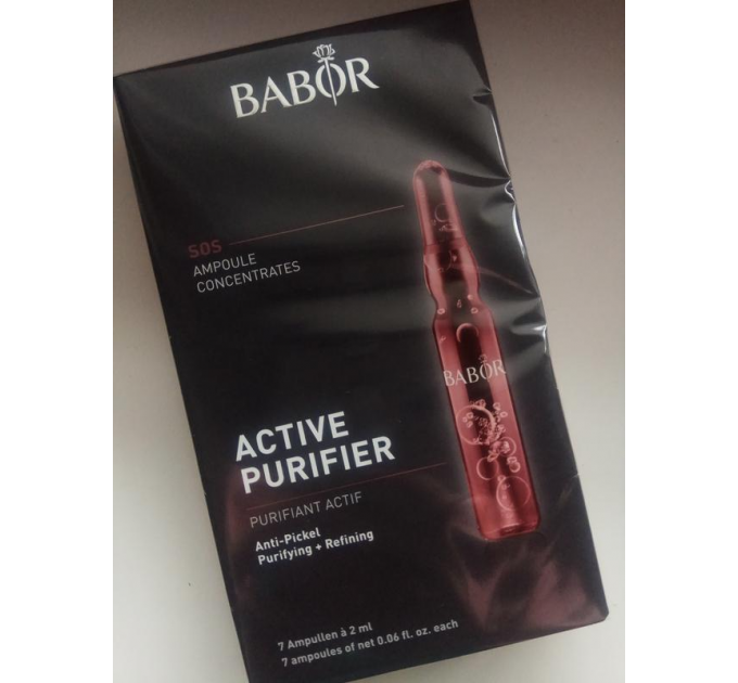 Очищуюча сироватка Babor в ампулах AMPOULE SERUM CONCENTRATES SOS Active Purifier 7х2 мл