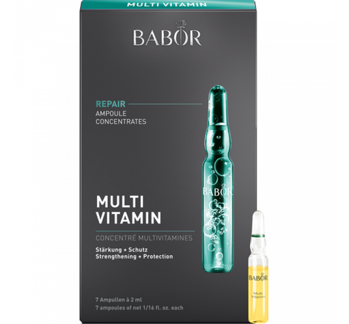 Мультивітамінна сироватка Babor в ампулах AMPOULE SERUM CONCENTRATES REPAIR Multi Vitamin Ampoule Serum Concentrate 7х2 мл