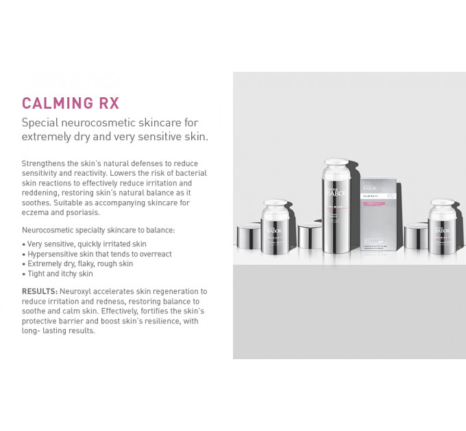 Насичений заспокійливий крем Babor для чутливої шкіри обличчя Doctor Babor CALMING RX 50 мл