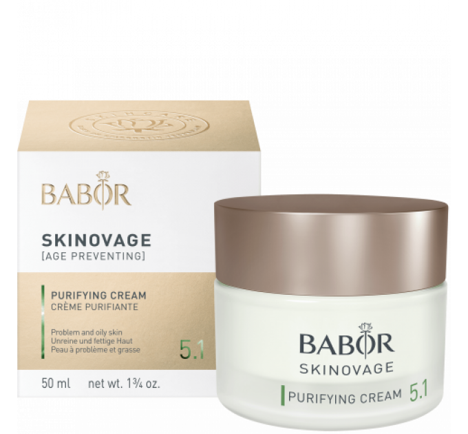 Очищуючий крем Babor для жирної та проблемної шкіри обличчя SKINOVAGE Purifying Cream 50 мл