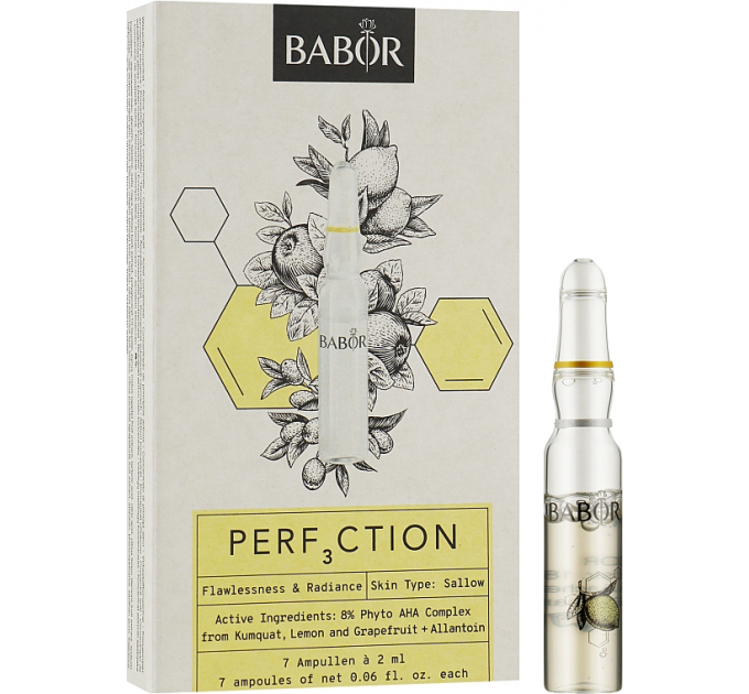 Сироватка Babor AMPOULE SERUM CONCENTRATES PERFECTION Summer Ampoule Set в ампулах для ідеального тону та сяйва шкіри (7х2 мл)