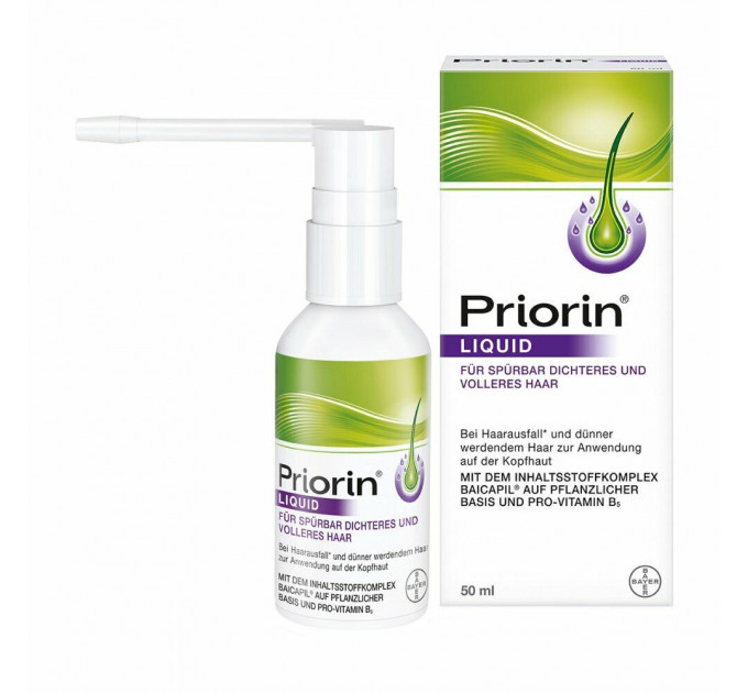 Спрей для покращення росту та відновлення волосся Priorin Liquid (50 мл)