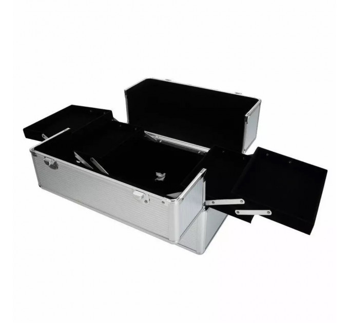 Алюмінієвий кейс органайзер для косметики або прикрас (35 x 22 x 25 см)