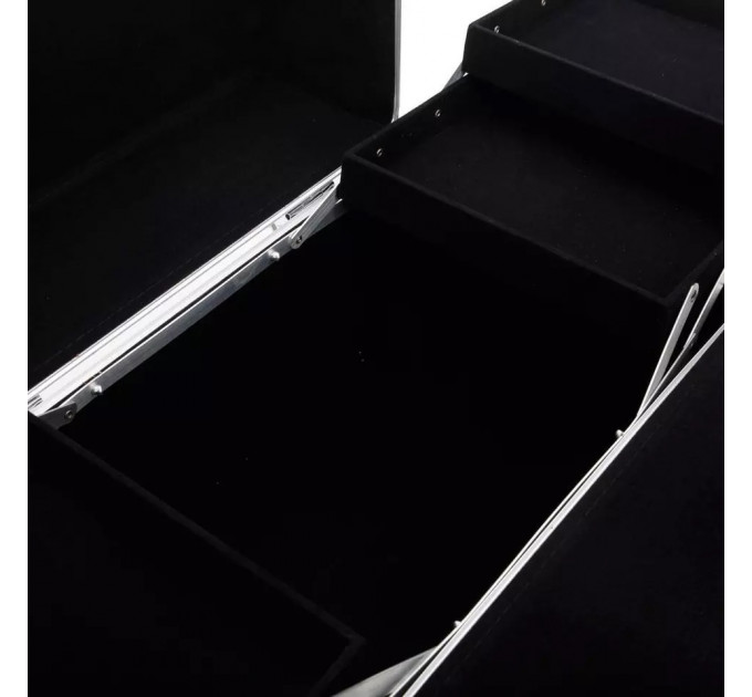 Алюмінієвий кейс органайзер для косметики або прикрас (35 x 22 x 25 см)