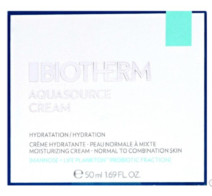 Зволожуючий крем Biotherm для нормальної та комбінованої шкіри Biotherm Aquasource Creme 50 мл