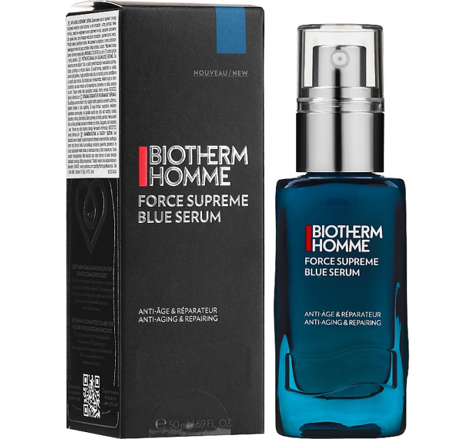 Антивозрастная сыворотка Biotherm для мужчин Biotherm Homme Force Supreme Blue Serum 50 мл