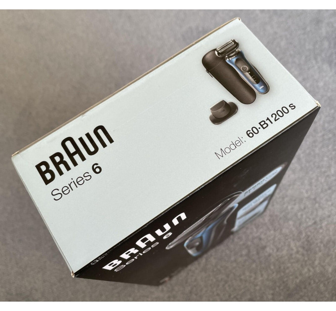 Електробритва Braun Series 6 60-b1200s для сухого та вологого гоління