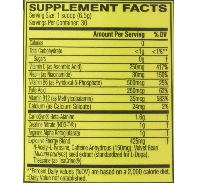 Передтренувальний комплекс Cellucor C4 Original 180 грам (30 порцій)