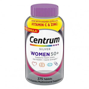 Витаминно-минеральный комплекс для женщин старше 50 лет Centrum Silver Adults Women 50+ (275 таблеток на 275 дней)