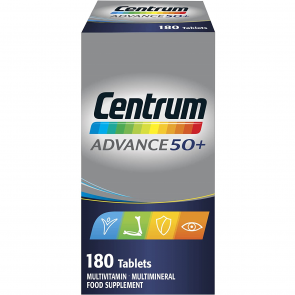 Мультивитаминный комплекс для взрослых после 50 лет Centrum Advance 50 Plus Multivitamin 180 таблеток