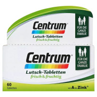 Вітамінно-мінеральний комплекс для дорослих та дітей Centrum frisch & fruchtig у формі льодяників 60 шт