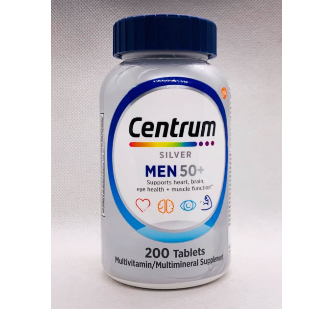 Centrum Silver Men 50+  витамины для мужчин 50+ (200 таблеток на 200 дней)