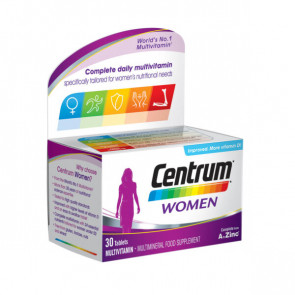 Комплекс витаминов и минералов для женщин Centrum Women (30 таблеток на 30 дней)