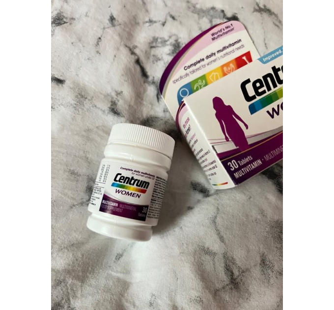 Комплекс вітамінів та мінералів для жінок Centrum Women (30 таблеток на 30 днів)