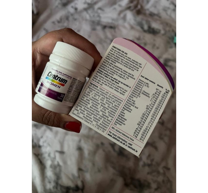 Комплекс вітамінів та мінералів для жінок Centrum Women (30 таблеток на 30 днів)