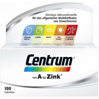 Витаминно-минеральный комплекс Centrum Von A bis Zink (от А до цинка) 100 таб