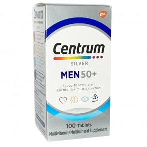 Витаминно-минеральный комплекс для мужчин старше 50 лет Centrum Silver Men 50+  (100 таблеток на 100 дней)
