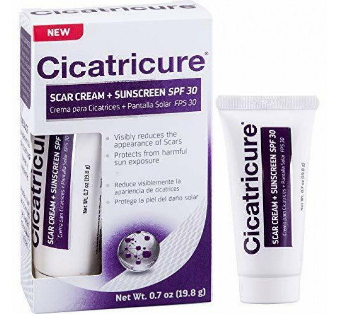 Гель проти шрамів та рубців Cicatricure Scar Cream з SPF 30 (19,8 гр)