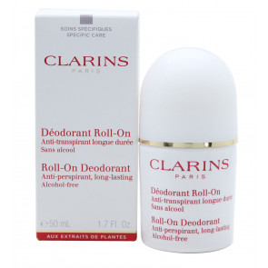 Шариковый дезодорант-антиперспирант без спирта Clarins Roll On Deodorant 50 мл