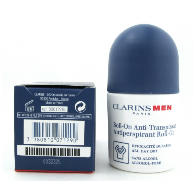 Кульковий дезодорант-антиперспірант Clarins Men Antiperspirant Deo Roll on для чоловіків