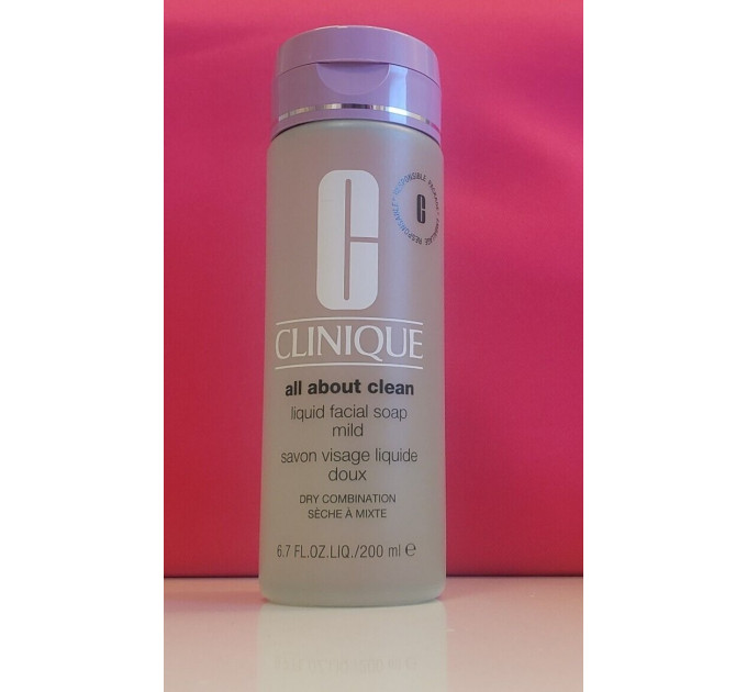 Рідке мило для вмивання сухої та комбінованої шкіри Clinique All About Clean (200 мл)
