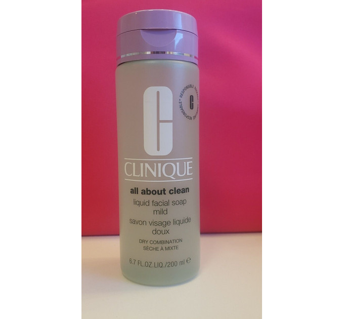 Рідке мило для вмивання сухої та комбінованої шкіри Clinique All About Clean (200 мл)