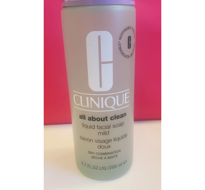 Рідке мило для вмивання сухої та комбінованої шкіри Clinique All About Clean (200 мл)