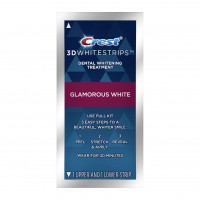 Відбілюючі смужки для зубів Crest 3D Whitestrips Glamorous White Dental Teeth Whitening Strips (1 стікер)