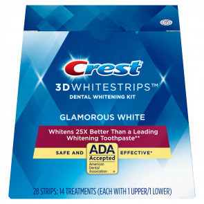 Отбеливающие полоски для зубов Crest 3D White Glamorous White 28 шт