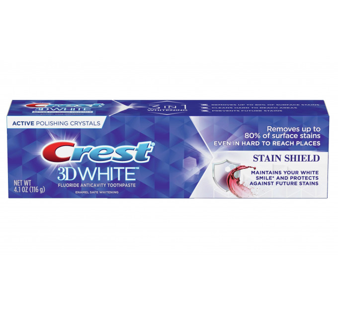 Відбілююча зубна паста Crest 3D White Stain Shield 116 г 