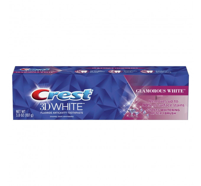 Отбеливающая зубная паста Crest 3D White Glamorous White (107 гр)