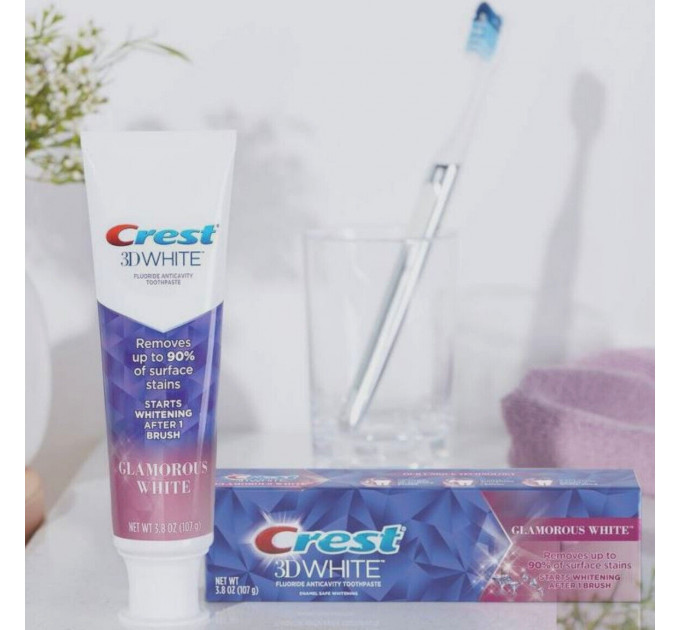 Відбілююча зубна паста Crest 3D White Glamorous White (107 гр)