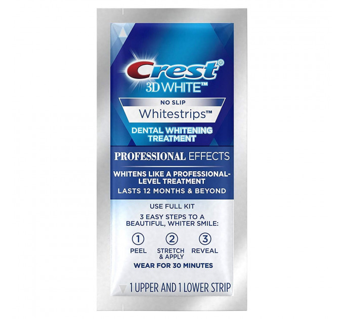 Відбілюючі смужки для зубів Crest 3D White Whitestrips Professional Effects (1 стікер)