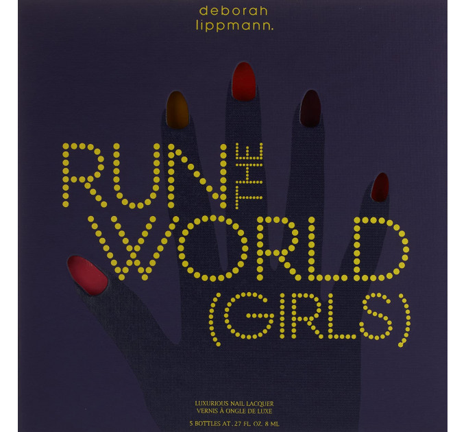 Міні-набір лаків для нігтів Deborah Lippmann Run The World Neon Gift Set (5 шт)
