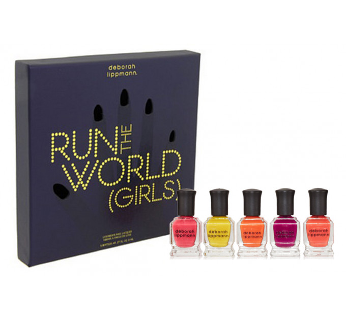 Мини-набор лаков для ногтей Deborah Lippmann Run The World Neon Gift Set ( 5 шт)