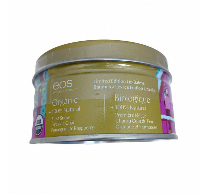 Подарунковий набір бальзамів для губ EOS Organic Limited Edition Holiday Collection Lip Balm (3 шт у наборі)