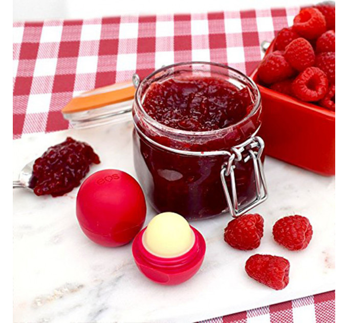 Бальзам для губ EOS Organic Lip Balm Pomegranate Raspberry Гранат и малина (7 г)