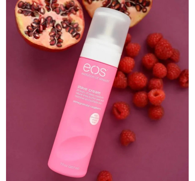 Крем для гоління EOS evolution of smooth Ultra Moisturizing Pomegranate Raspberry Гранат та малина (207 мл)