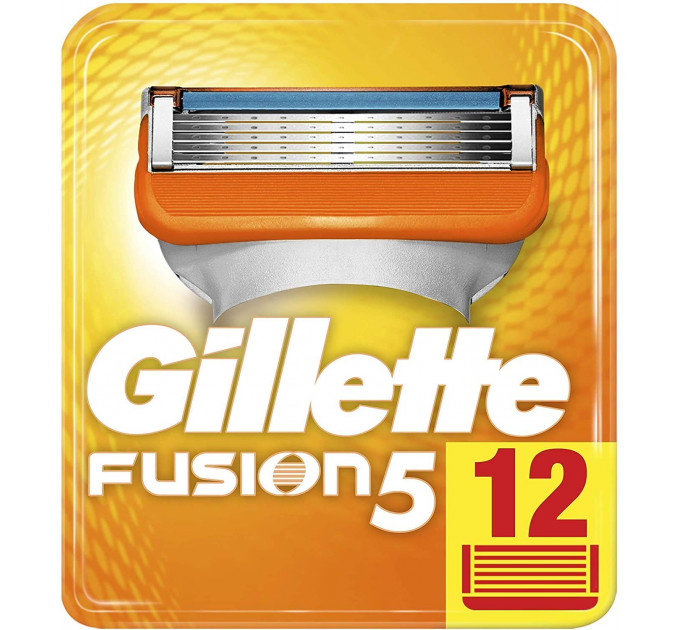 Змінні картриджі для гоління Gillette Fusion 5 Standard (12 шт картриджів)