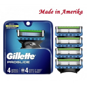 Змінні картриджі для бритви Gillette ProGlide (4 шт) Made in America