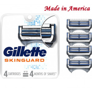 Змінні картриджі для гоління Gillette SkinGuard 4 шт Made in America