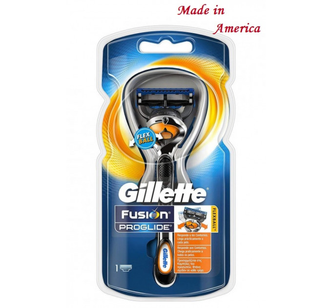 Бритва мужская Gillette Fusion ProGlide Flexball (1 станок 1 картридж) Made in America