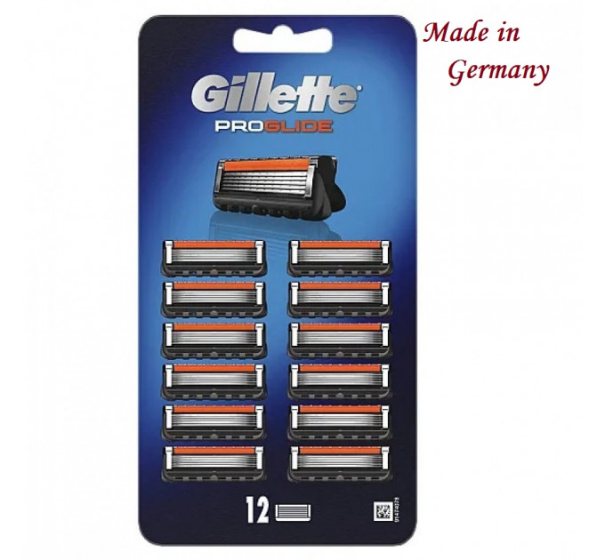 Змінні картриджі для бритви Gillette ProGlide 12 шт