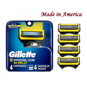 Змінні картриджі Gillette ProGlide Shield Power 4 шт Made in America