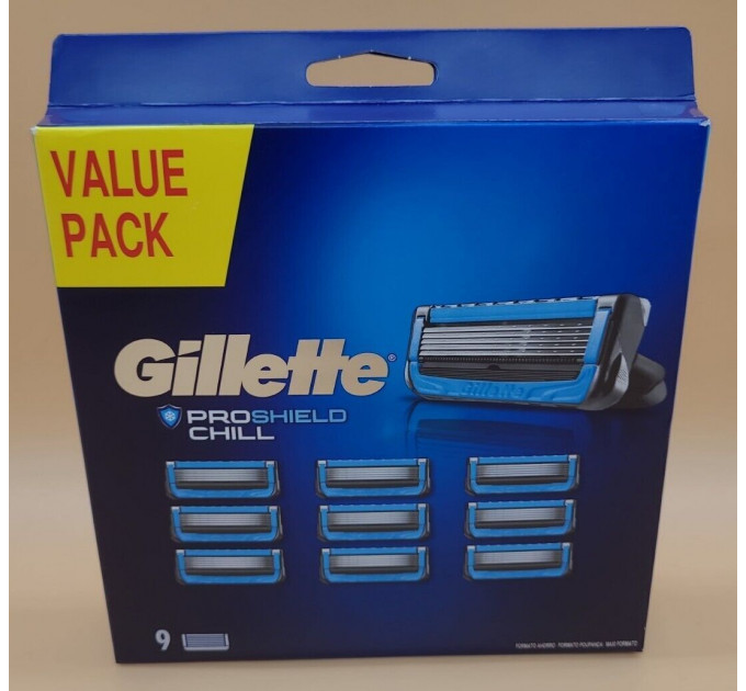 Сменные картриджи для бритвы Gillette ProShield Chill