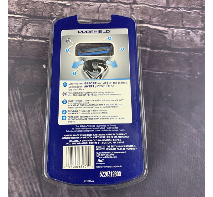 Бритва мужская Gillette ProGlide Chill (1 станок 1 картридж) Made in America 
