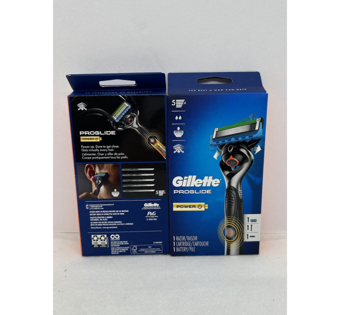 Бритва чоловіча Gillette Fusion5 ProGlide Power (1 станок 1 картридж 1 батарейка 1 підставка)